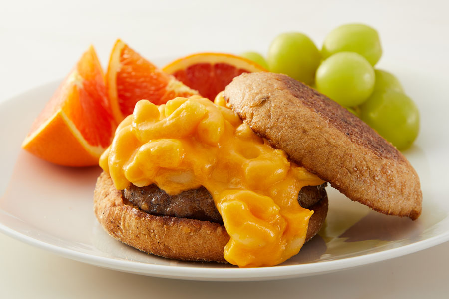 Macaroni and Cheese Breakfast Sandwiches recipe